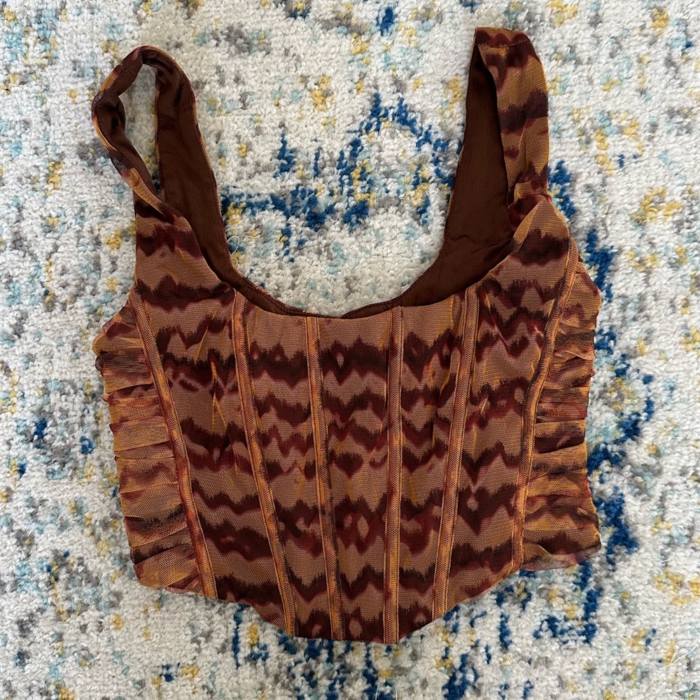 ZARA CORSET TOP!!